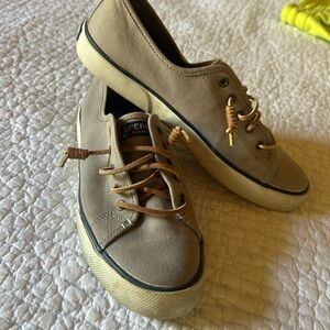 Gray Sperry Topsider Slip-On Sneakers